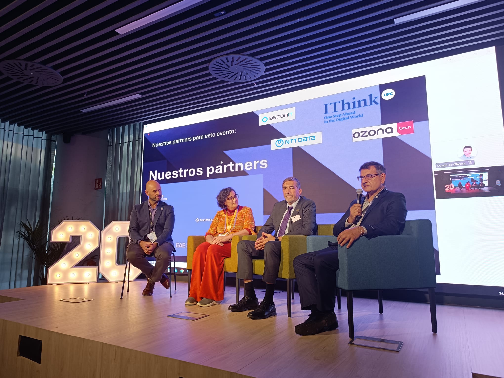 elisabet duocastella a un partner event